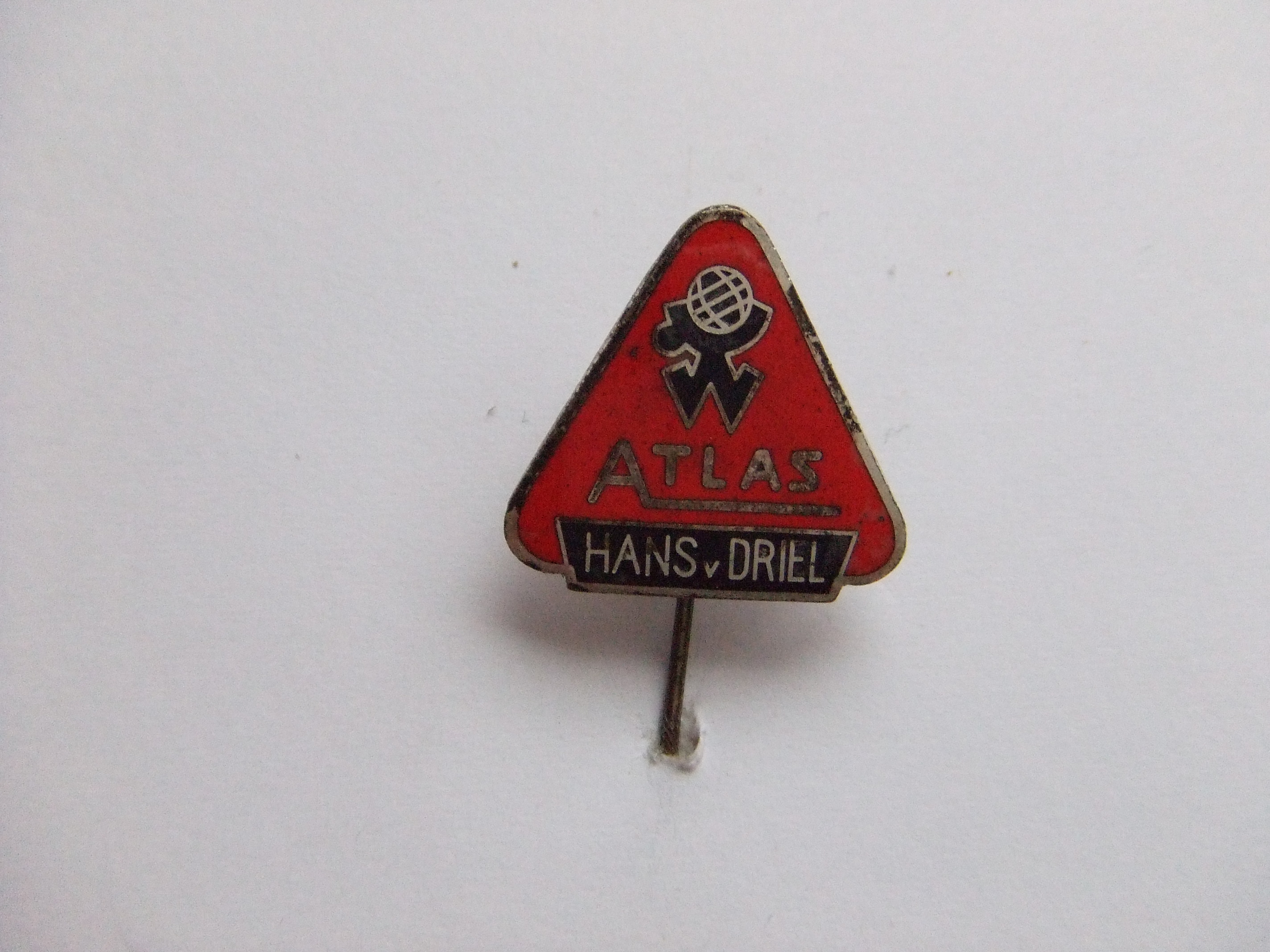 Atlas kranen Hans van Driel emaille